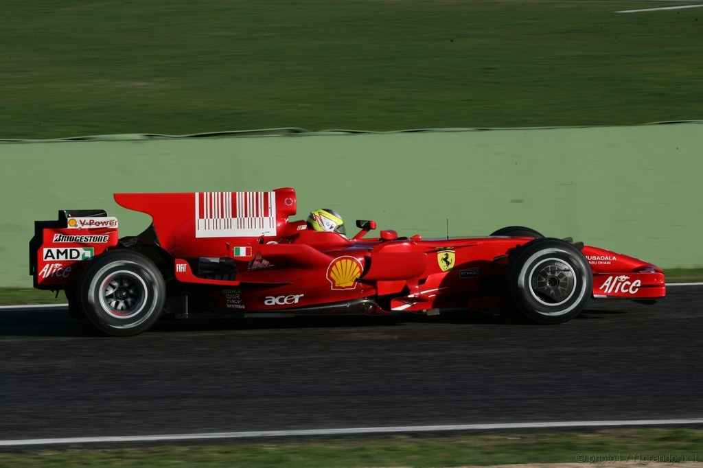 Test Ferrari F2008 Italian F3 Drivers Vallelunga